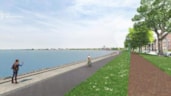 Het ontwerp van de toekomstige situatie aan de Westerdijk
