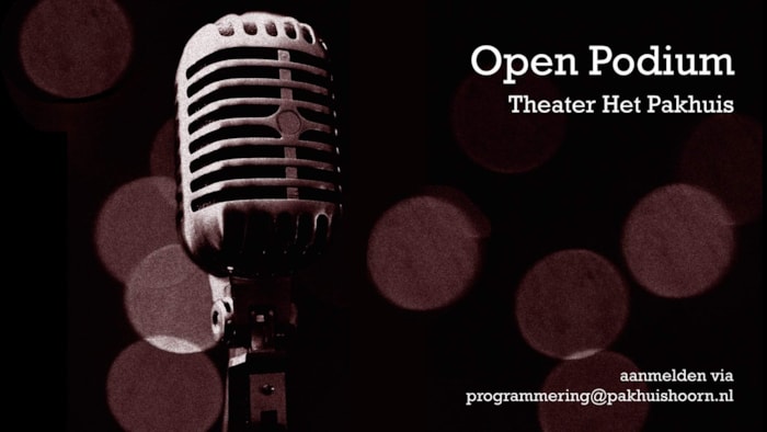 Open podium Theater Het Pakhuis