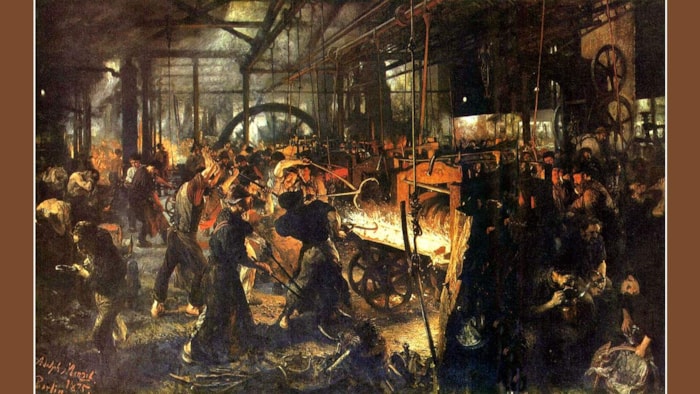 Lezing Lintsen Walserij 1875 Adolf van Menzel