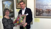 750ste bezoeker van expositie stadsgezichten