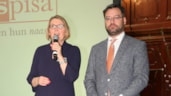 Wethouder Van der Ven van Hoorn en burgemeester Pijl van Drechterland