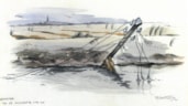 Lezing, schade in de Beemster na de inundatie van 1944-1945