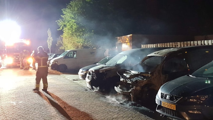 Autobrand Gerard den Brabanderhof 7