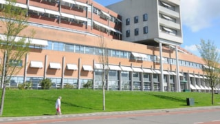 Dijklander ziekenhuis Hoorn (met Westfries Gasthuis nog als naam op gevel)