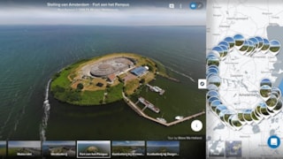 Stelling van Amsterdam vanuit de lucht