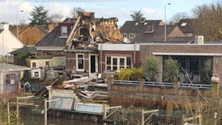 De volgende ochtend na de brand