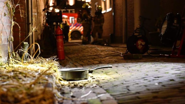 Brand in woning aan de Peperstraat in Hoorn