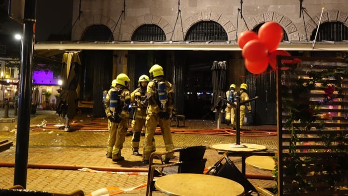 Brand bij restaurant d Oude Waegh3