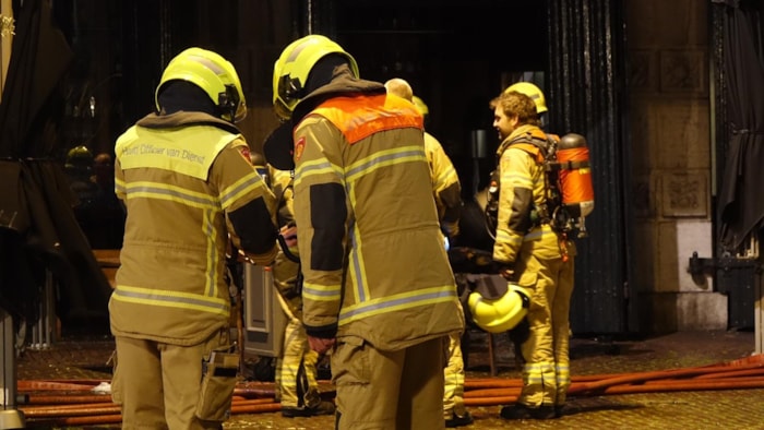 Brand bij restaurant d Oude Waegh