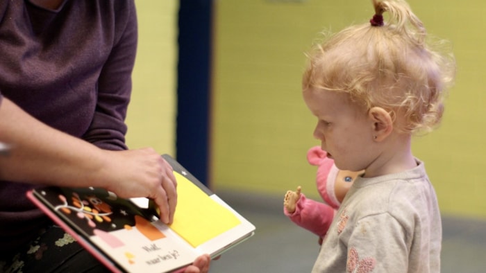 Ouder en kind ochtend