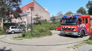 Voertuigbrand op Waterman in Hoorn