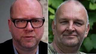 Wethouder Arthur Helling en fractievoorzitter GroenLinks Roy Drommel