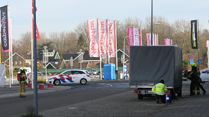 Busje lekt vloeistof