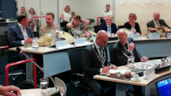 De nieuw benoemde wethouders
