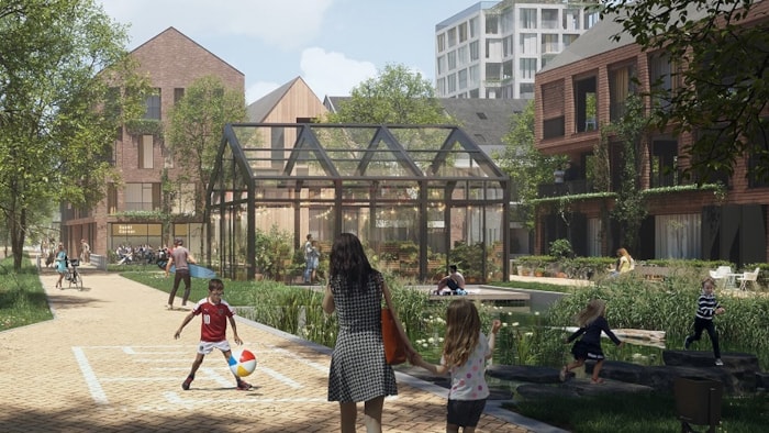 Impressie nieuwbouw Pelmolenpad