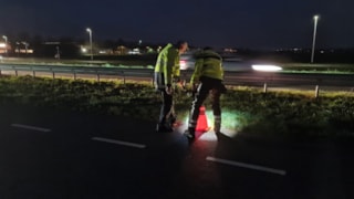 Hardloper geschept in Obdam2