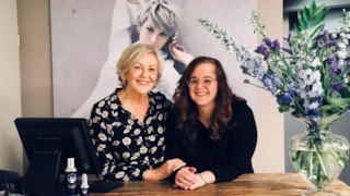 Ineke Blauw en Samantha Kuijpers