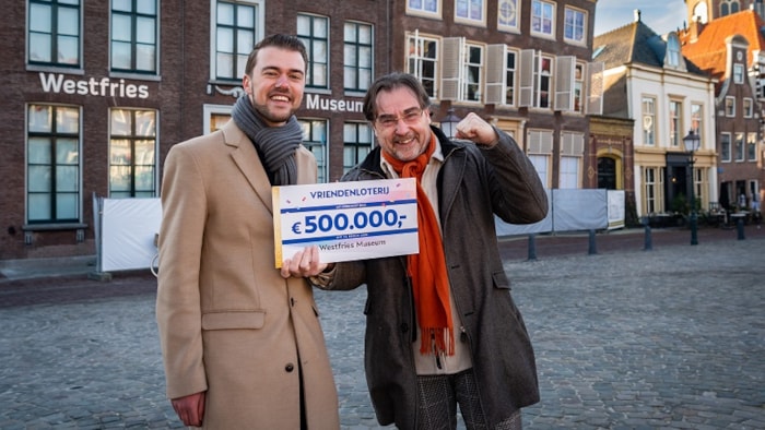 Vriendenloterij afdracht 2022 voor Westfries Museum