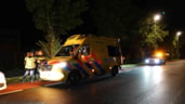 Auto te water aan De Corantijn