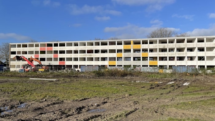 Zuiderkruisstraat sloop flat april 2024