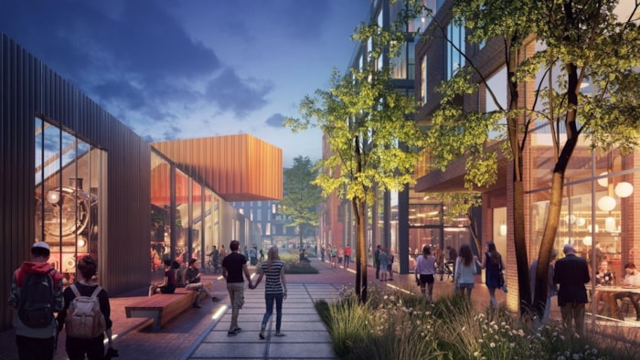Sfeerimpressie nieuw stationsgebied
