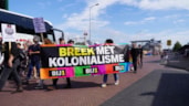Demonstratie bij J.P.Coen__