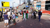 Demonstratie bij J.P.Coen---___