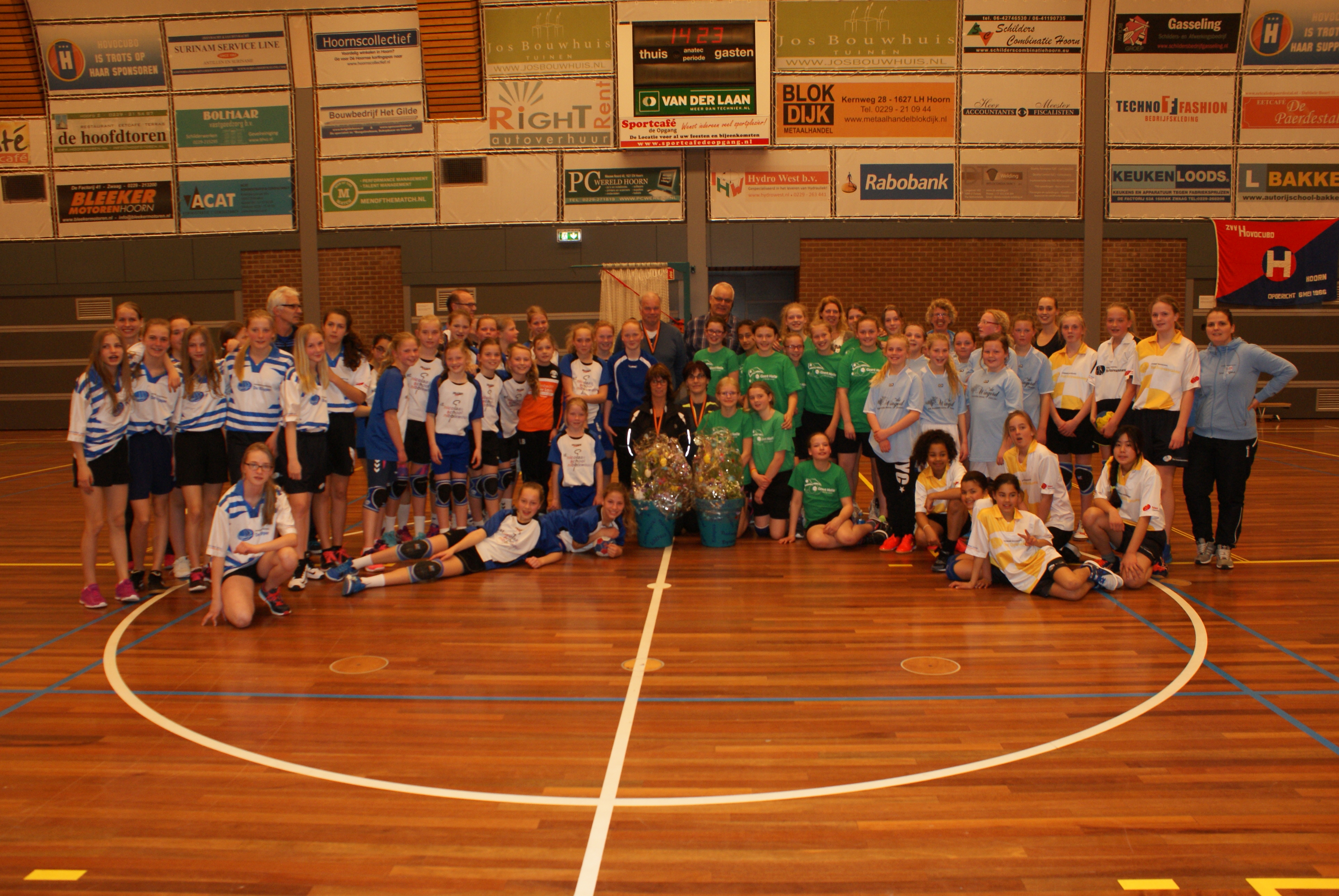 Afscheid tijdens scholencompetitie handbal
