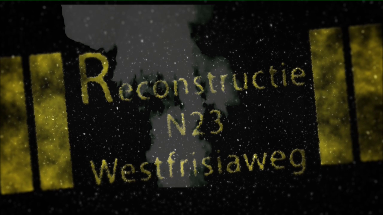 Reconstructie N23 Westfrisiaweg op video