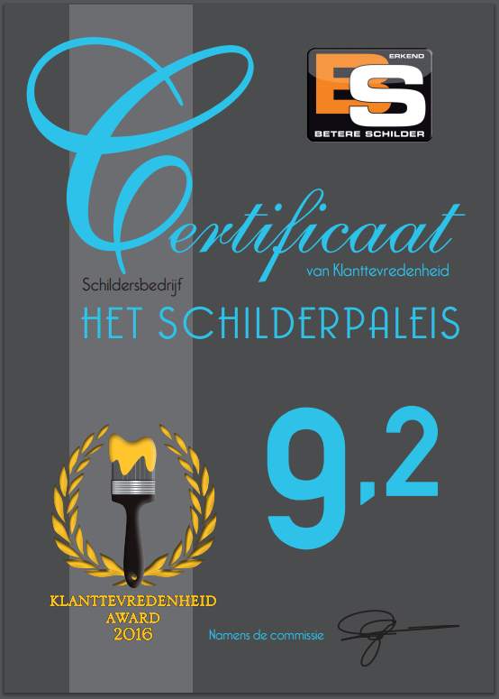 Landelijke prijs voor Het Schilderpaleis