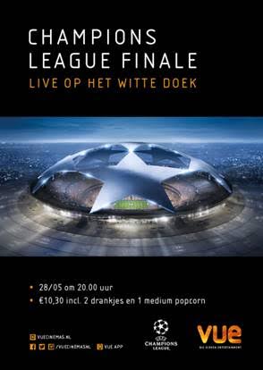UEFA Champions League finale live te zien bij Vue Hoorn