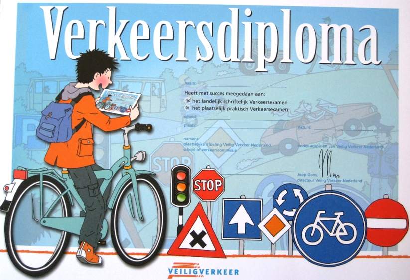 Hoog aantal leerlingen geslaagd voor praktisch verkeersexamen