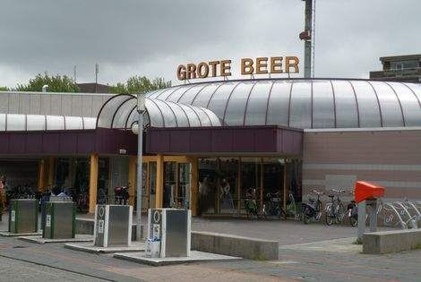 Brand in winkelcentrum Grote Beer