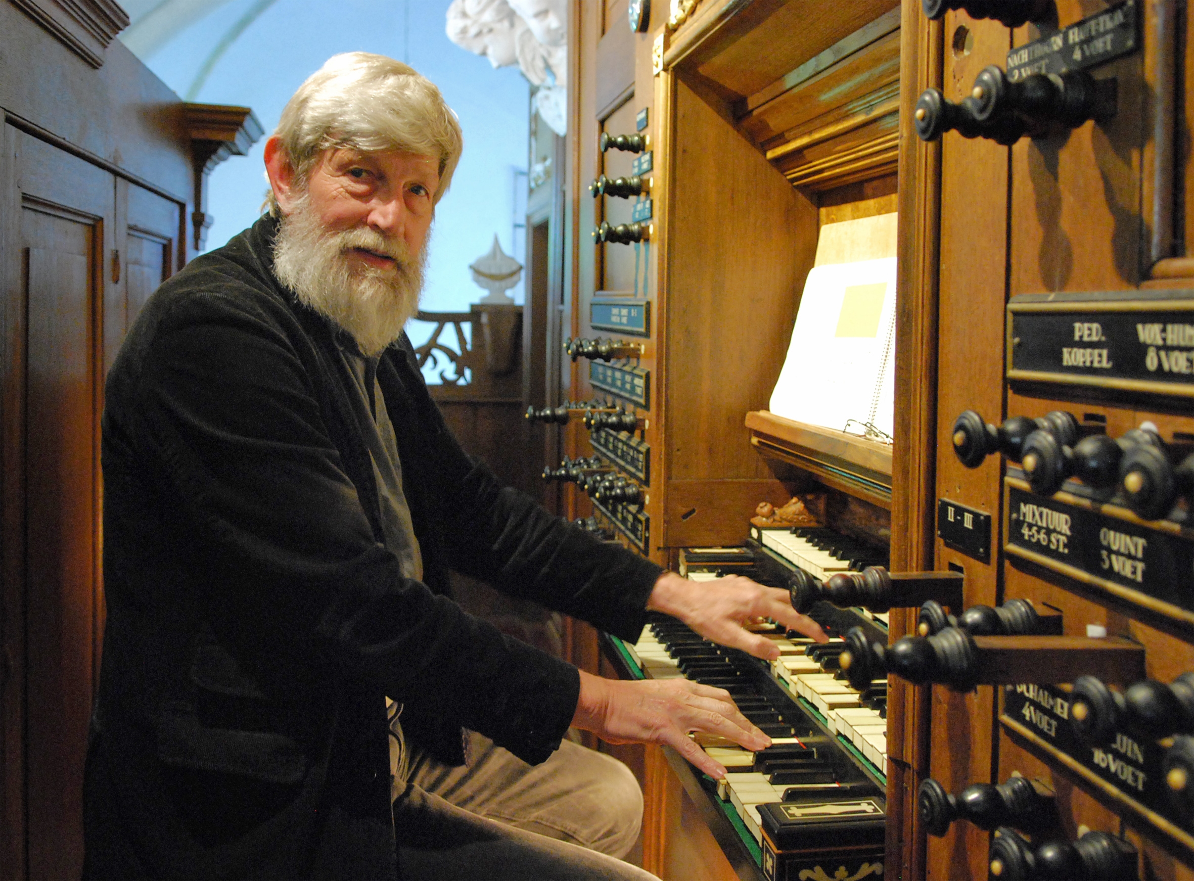 Orgelconcert door Dirk Out in de Hervormde kerk Venhuizen