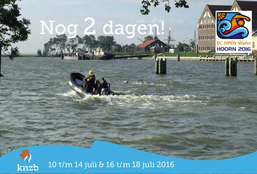 Nog 2 dagen dan is het zover, start van het EK Open Water Zwemmen 2016 in Hoorn