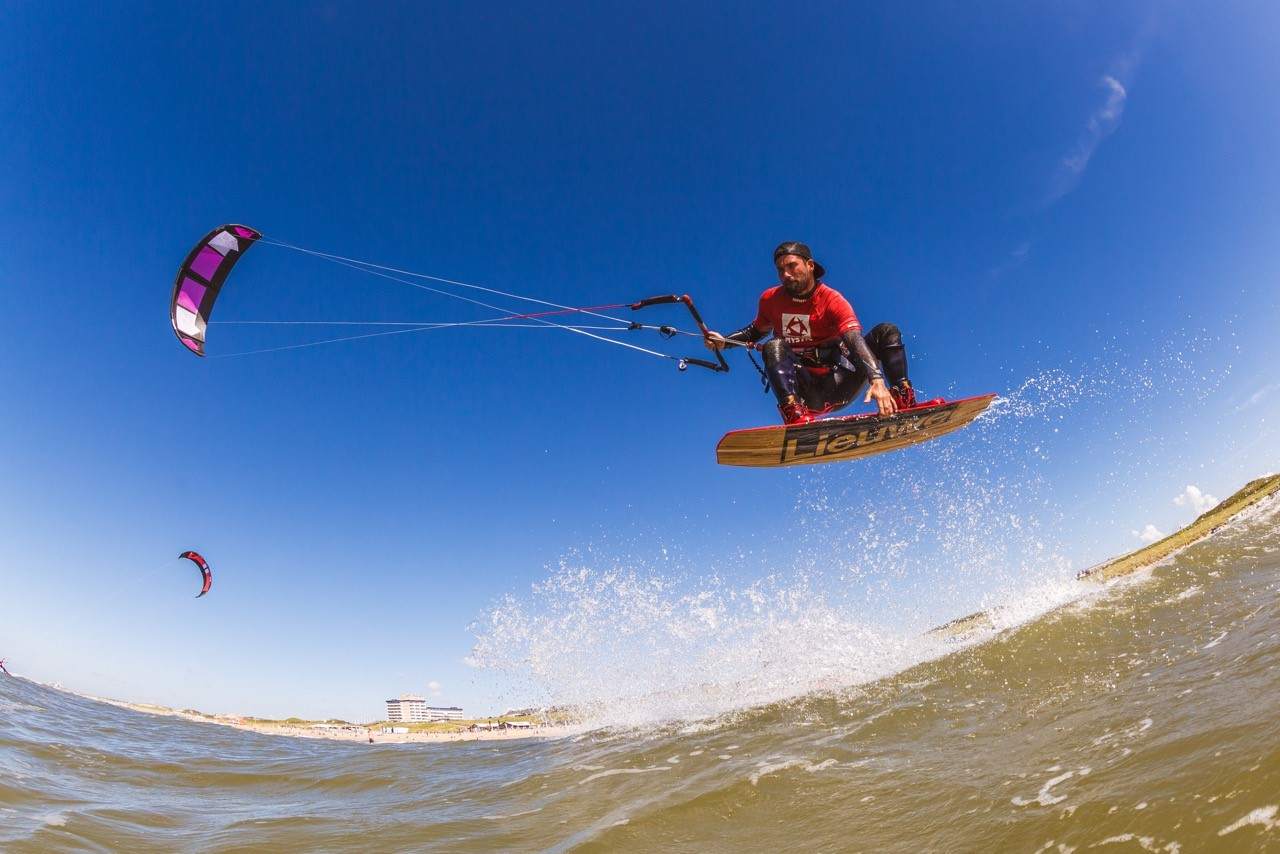 Kitesurf marathon voor een gezond hart