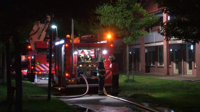 Gewonde bij brand aan de Patio