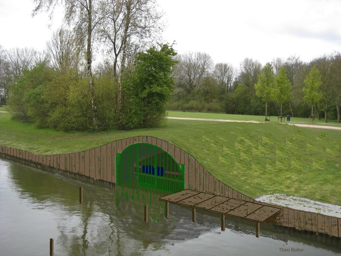 Nieuw ondergronds botenhuis voor IVN