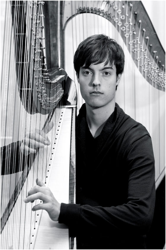 Harp en viool in het Groen Kerkje