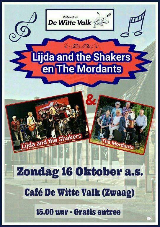 Hoornse bands Lijda & the Shakers en The Mordants treden samen op