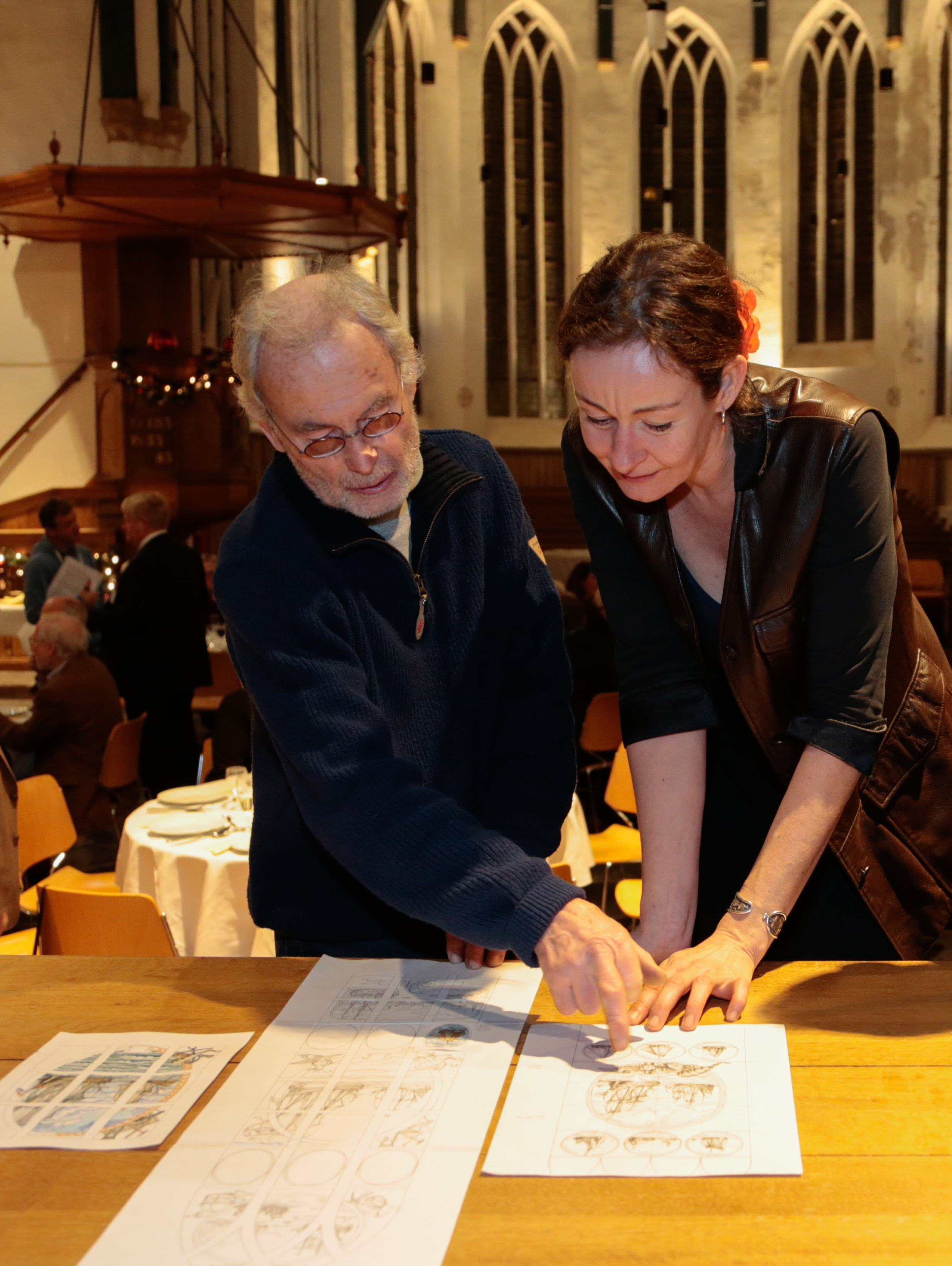 Nominatie Glas Award voor  glas-in-lood raam Oosterkerk