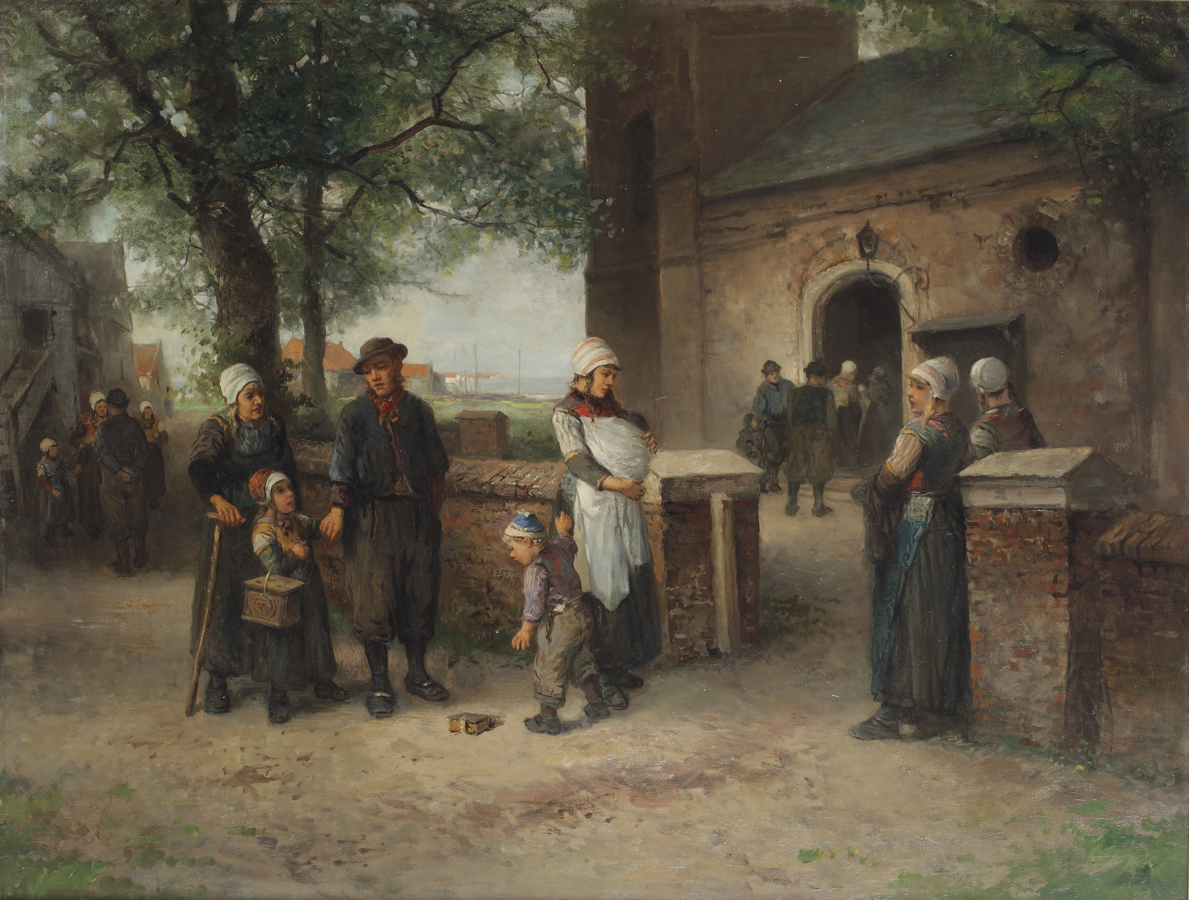 Zuiderzeemuseum voegt 19e-eeuws schilderij van Mari ten Kate toe aan collectie