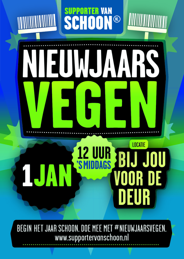 Duizenden Nederlanders gaan op 1 januari weer Nieuwjaarsvegen