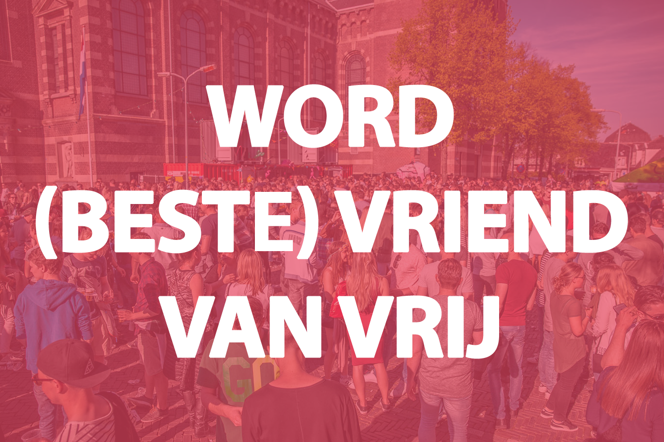 VRIJ Festival introduceert ambassadeursprogramma