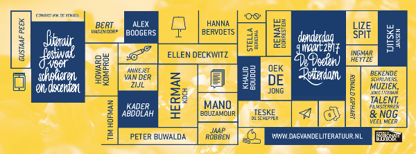 Vijftiende editie Dag van de Literatuur uitverkocht