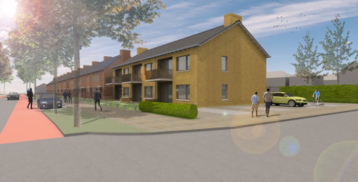 Artist impression Johannes Poststraat app