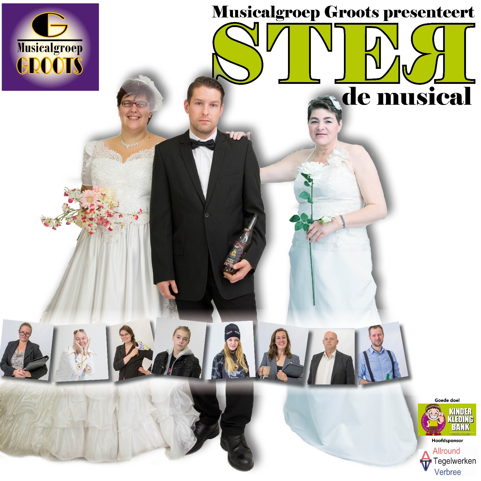 Musicalgroep Groots in theater Het Pakhuis