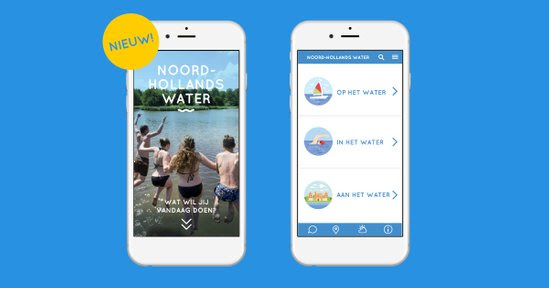 Noord-Hollandse wateractiviteiten op je mobiel