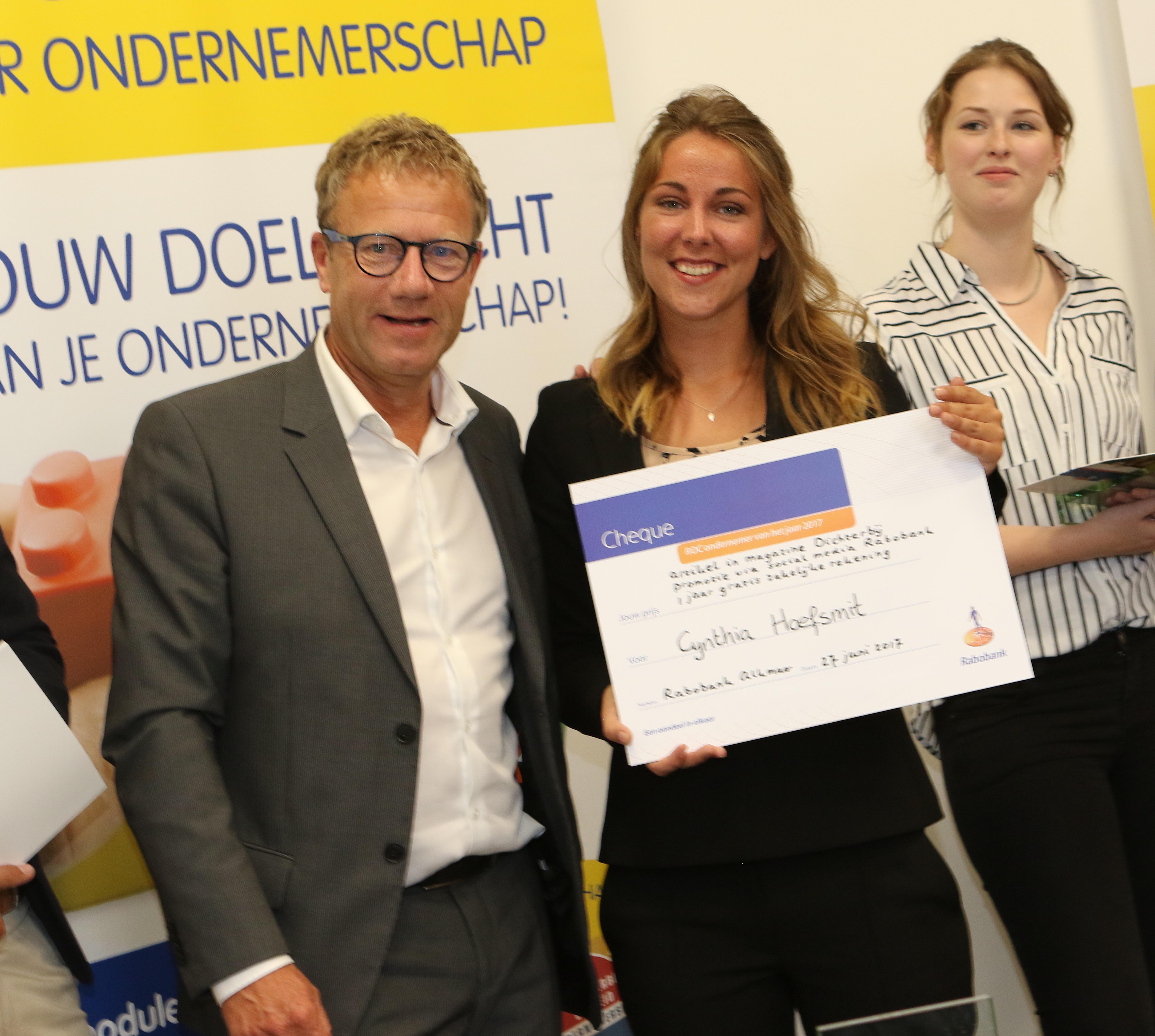 Cynthia Hoefsmit schrijft Ondernemingsplan van het Jaar