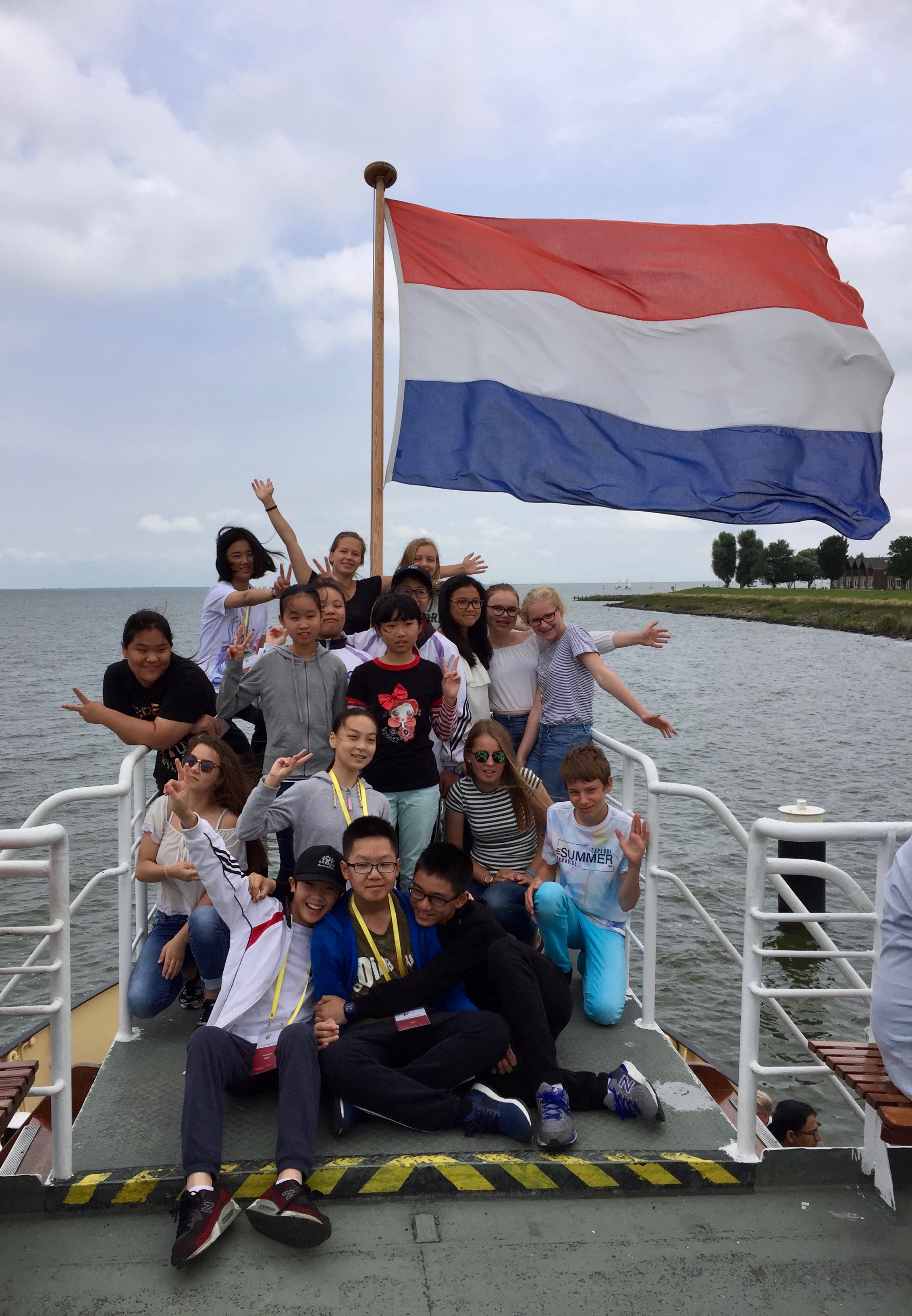 Chinese leerlingen op uitwisseling bij de Copernicus in Hoorn